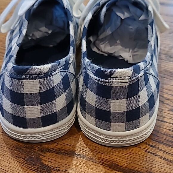 Massimo sz 8 navy/white checked Sneakers - Picture 2 of 6